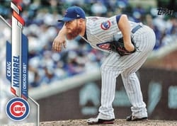 2020 Topps Base Set Craig Kimbrel #177 card