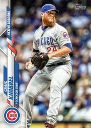 2020 Topps Update Base Set Craig Kimbrel #U-88 card