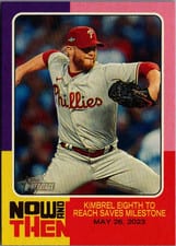 2024 Topps Heritage Now and Then Craig Kimbrel #NAT-6 card