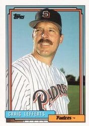 1992 Topps Base Set Craig Lefferts #41 card