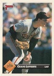 1993 Donruss Base Set Craig Lefferts #1 card