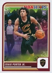 2023-24 Hoops Haunted Hoops Base Set Craig Porter Jr. #65 card