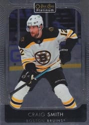2021-22 O-Pee-Chee Platinum Base Set Craig Smith #141 card
