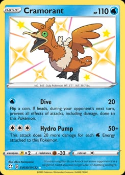 Shining Fates Shiny Vault Cramorant #SV030 card