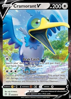 Shining Fates Cramorant V #54 card