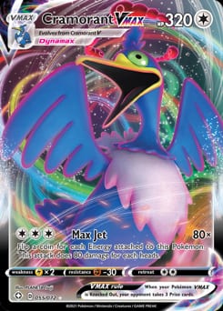Shining Fates Cramorant VMAX #55 card
