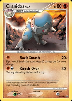 Platinum Cranidos #46 card