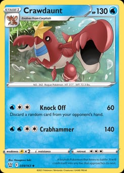 Battle Styles Crawdaunt #39 card