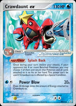 Holon Phantoms Crawdaunt ex #99 card