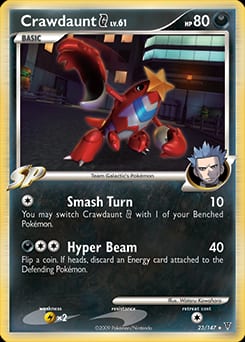 Supreme Victors Crawdaunt G #23 card