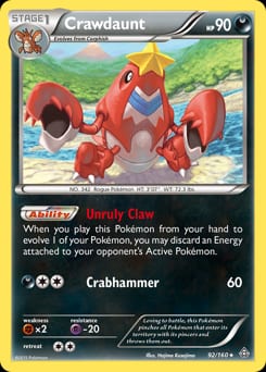 Primal Clash Crawdaunt #92 card