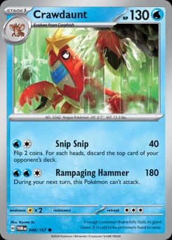 Twilight Masquerade Crawdaunt #48 card