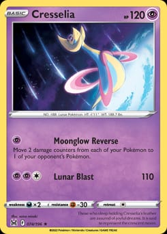Lost Origin Cresselia #74 card