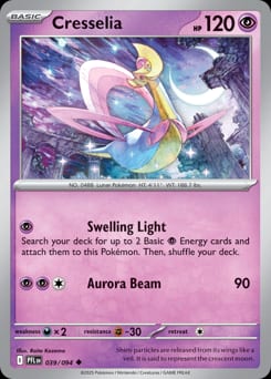 Phantasmal Flames Cresselia #39 card