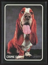 2024 Topps Heritage 1975 Topps Zoo's Who Stick-Ons Crime Dog #75Z-17 card