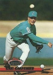 1993 Stadium Club Base Set Cris Carpenter #706 card