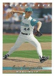1993 Upper Deck Base Set Cris Carpenter #726 card