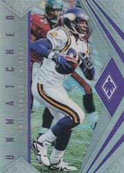 2018 Panini Phoenix Unmatched Cris Carter #7 card