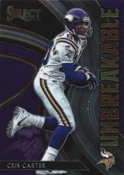 2020 Panini Select Unbreakable Cris Carter #U24 card