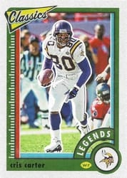 2022 Panini Classics Base Set Cris Carter #112 card