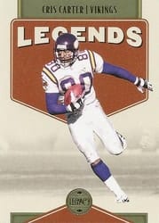 2022 Panini Legacy Base Set Cris Carter #109 card