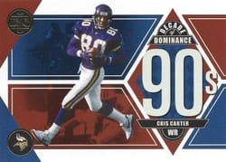 2022 Panini Legacy Decade of Dominance Cris Carter #DD-4 card