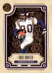 2022 Panini Legacy Time Machines Cris Carter #TM-25 card