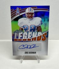 2025 Panini Absolute Absolute Legends Signatures Cris Dishman #ALS-CDN card