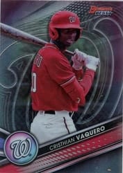 2022 Bowman's Best Top Prospects Cristhian Vaquero #TP-26 card