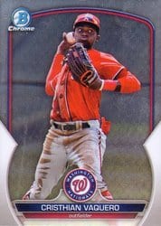 2023 Bowman Chrome Prospects Cristhian Vaquero #BCP-209 card