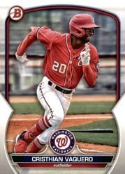2023 Bowman Prospects Cristhian Vaquero #BP-54 card
