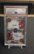 2023 Bowman's Best Dual Autographs Cristhian Vaquero / Elijah Green #DA-GV card