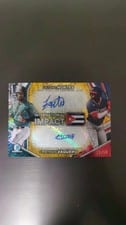 2024 Bowman Chrome International Impact Autographs Cristhian Vaquero / Lazaro Montes #II-MV card
