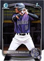 2025 Bowman Chrome Prospects Cristian Arguelles #BCP-220 card