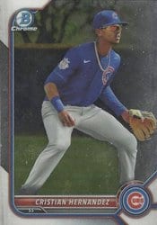 2022 Bowman Chrome Prospects Cristian Hernandez #BCP-66 card