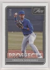 2022 Panini Three and Two Prospects Cristian Hernandez #P-35 card