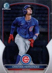 2023 Bowman Chrome Prospects Cristian Hernandez #BCP-24 card