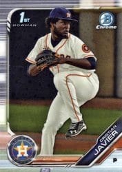 2019 Bowman Chrome Prospects Cristian Javier #BCP-32 card