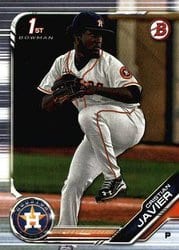 2019 Bowman Prospects Cristian Javier #BP-32 card