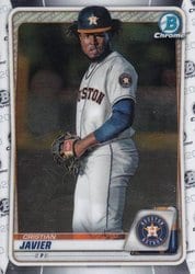 2020 Bowman Chrome Prospects Cristian Javier #BCP-56 card