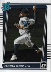 2021 Donruss Optic Base Set Cristian Javier #42 card