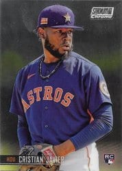 2021 Stadium Club Chrome Base Set Cristian Javier #103 card