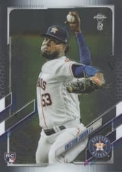 2021 Topps Chrome Ben Baller Edition Base Set Cristian Javier #92 card