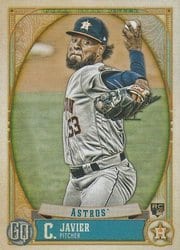 2021 Topps Gypsy Queen Base Set Cristian Javier #154 card