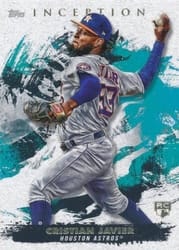 2021 Topps Inception Base Set Cristian Javier #84 card