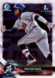 2018 Bowman Chrome Prospects Cristian Pache #BCP46 card