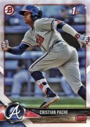 2018 Bowman Prospects Cristian Pache #BP46 card