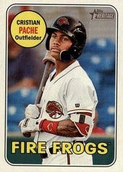 2018 Topps Heritage Minor League Base Set Cristian Pache #133 card