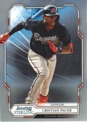 2019 Bowman Sterling Base Set Cristian Pache #BPR-16 card