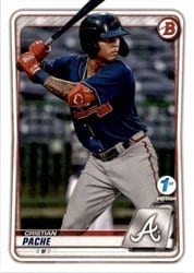 2020 Bowman 1st Edition Base Set Cristian Pache #BFE-5 card
